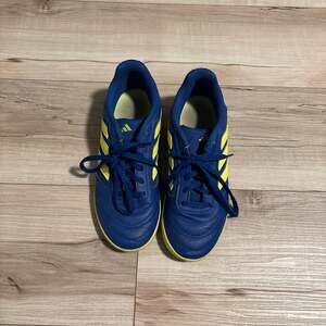 adidas Super Sala 2 Indoor Soccer Futsal Shoes Royal Blue Solar Yellow